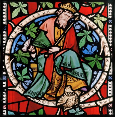 Cattistock, St Peter & St Paul, Jesse Tree, Old Testament Prophet, 1857 by Alfred Bell